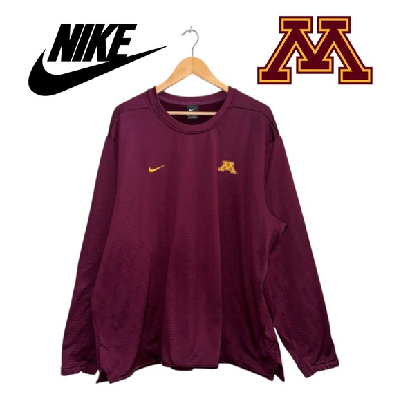 Nike Other - NIKE Minnesota Golden Gophers Maroon Gold Pullover Thermal Elevated NCAA Men 3XL